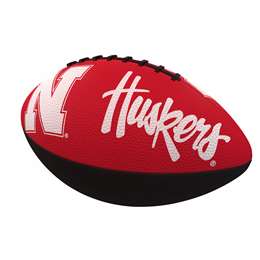 University of Nebraska Corn Huskers Junior Size Rubber Football