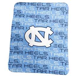 University of North Carolina Tar Heels Classic Fleece Throw Blanket