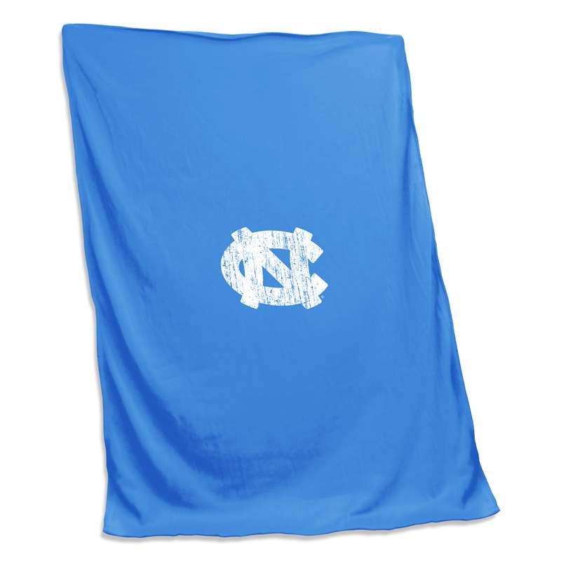 University of North Carolina Tar Heels Sweatshirt Blanket Screened Print