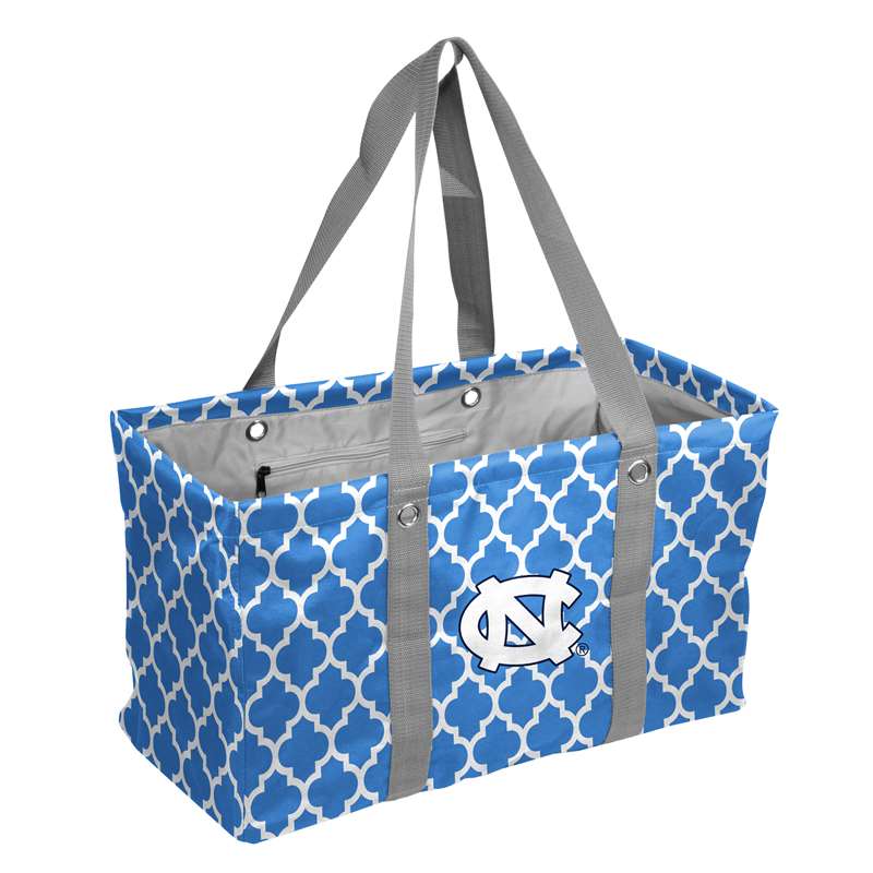 North Carolina Quatrefoil Picnic Caddy