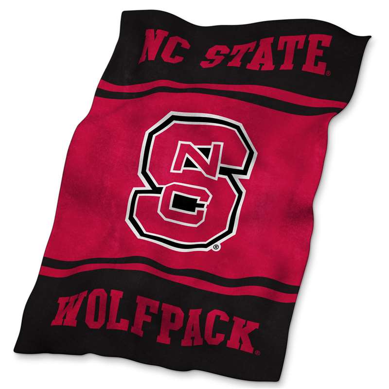 North Carolina State University Wolfpack UltraSoft Blanket 84 x 54 inches