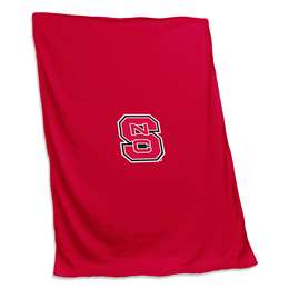 North Carolina State University Wolfpack Sweatshirt Blanket 84 X 54 inches