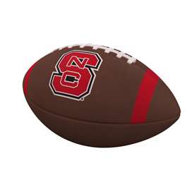North Carolina State University Wolfpack Team Stripe Official Size Composite Football  