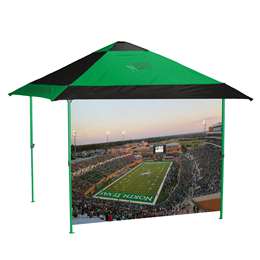 North Texas Mean Green Canopy Tent 12X12 Pagoda with Side Wall