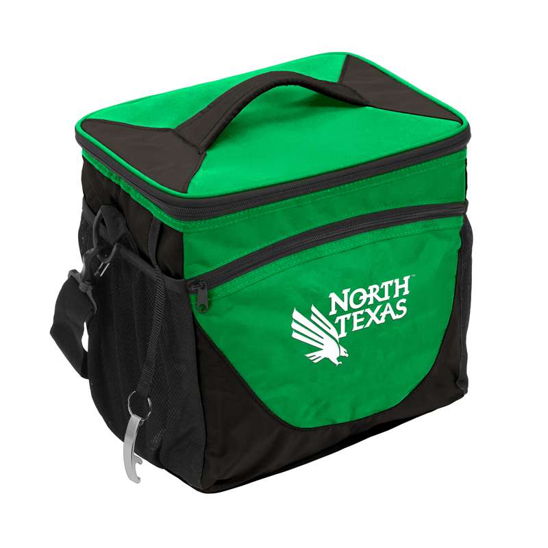 North Texas State University Mean Green 24 Can Cooler