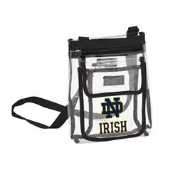 Notre Dame University Fighting Irish Clear Gameday Crossbody Tote Bag