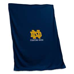 Notre Dame Fighting Irish Sweatshirt Blanket 54X84 in.