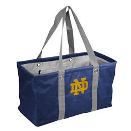 Notre Dame University Fighting Irish Crosshatch Picnic Caddy Tote Bag