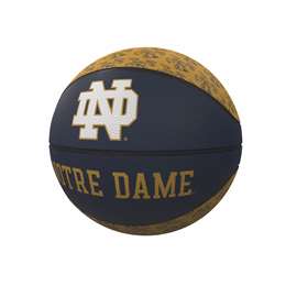Notre Dame University Fighting Irish Repeating Logo Youth Size Rubber Basketball