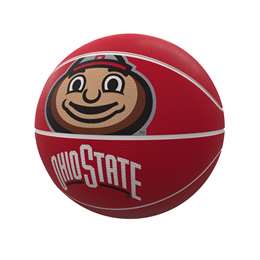 Ohio State University Buckeyes Mascot Official Size Rubber Basketball  