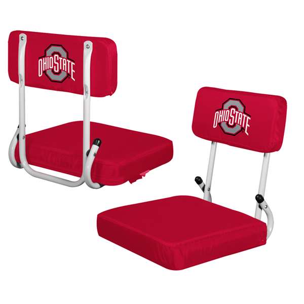 Ohio State University Buckeyes Folding Hard Back Stadium Seat - Bleacher Chair