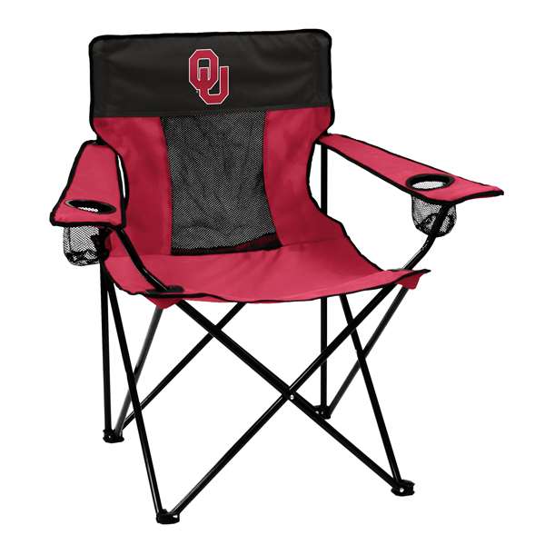 Oklahoma Sooners Elite Folding Chair with Carry Bag