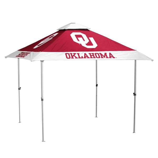 University of Oklahoma Sooners 10 X 10 Pagoda Canopy - Tailgate Canopy with Carry Bag
