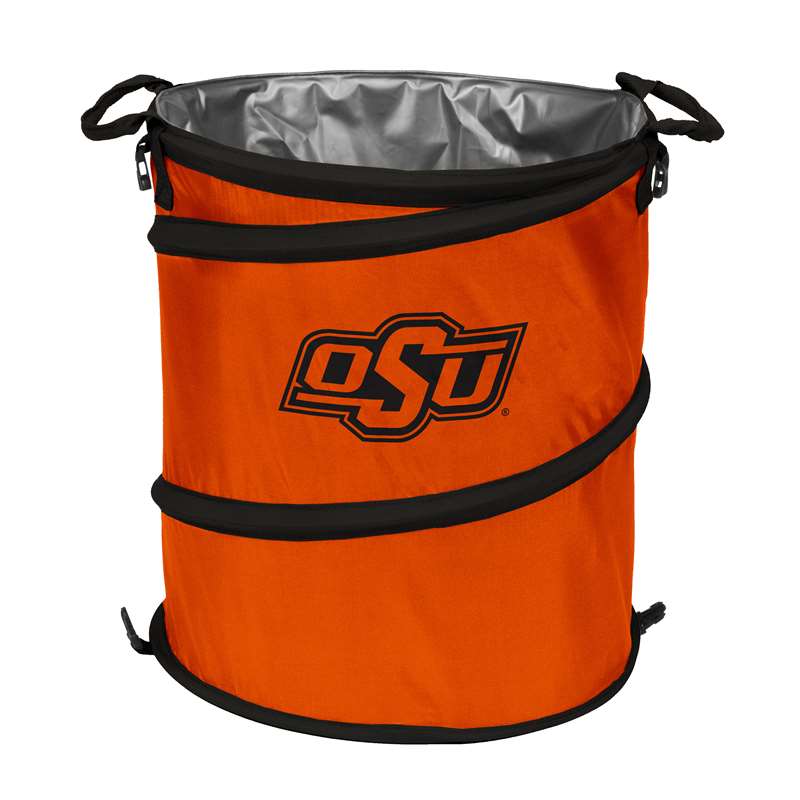 Oklahoma State University Cowboys Collapsible 3-in-1 Cooler, Trach Can, Hamper