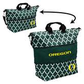 University of Oregon Ducks Crosshatch Expandable Tote Bag