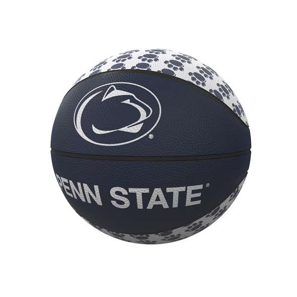Penn State University Nittany Lions Repeating Logo Youth Size Rubber Basketball