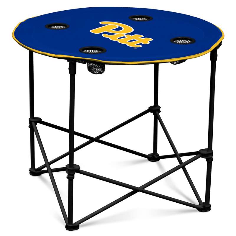 University of Pittsburgh PanthersRound Folding Table with Carry Bag