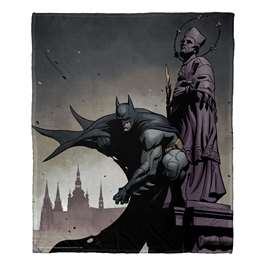 Batman, Gotham Grey  Silk Touch Throw Blanket 50"x60"  