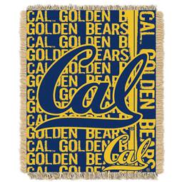 California Berkeley Bears Double Play Woven Jacquard Throw Blanket 