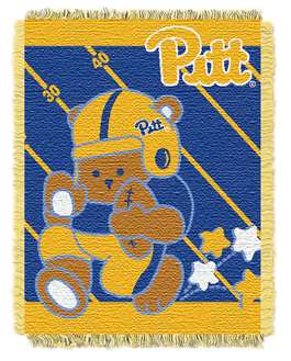 Pittsburgh Panthers Half Court Woven Jacquard Throw Blanket  