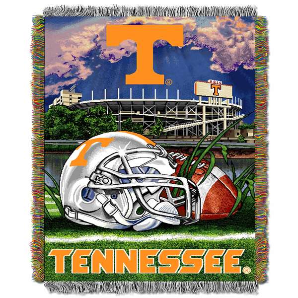 Tennessee Volunteers Home Field Advantage Woven Tapestry Throw Blanket  