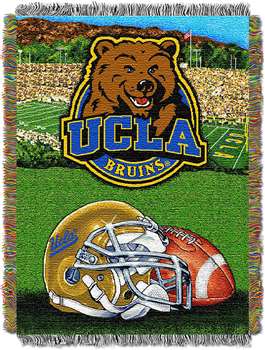 UCLA Bruins Home Field Advantage Woven Tapestry Throw Blanket