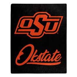 Oklahoma State Cowboys Signature Raschel Throw Blanket  