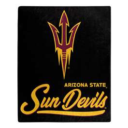Arizona State Sun Devils Signature Raschel Throw Blanket  