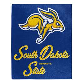South Dakota State Jackrabbits Signature Raschel Throw Blanket