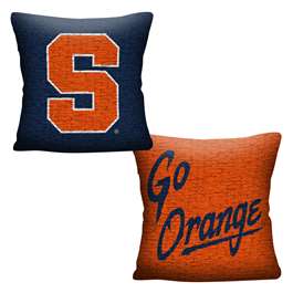 Syracuse Orange Invert Woven Pillow  