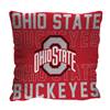 Ohio State Buckeyes  Stacked 20 in. Woven Pillow  