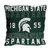 Michigan State Spartans  Stacked 20 in. Woven Pillow  