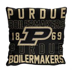 Purdue Boilermakers Stacked 20 in. Woven Pillow  