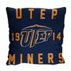 UTEP Texas El Paso Miners  Stacked 20 in. Woven Pillow  