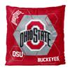 Ohio State Football Buckeyes Connector 16X16 Reversible Velvet Pillow 