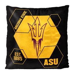 Arizona State Football Sun Devils Connector 16X16 Reversible Velvet Pillow 