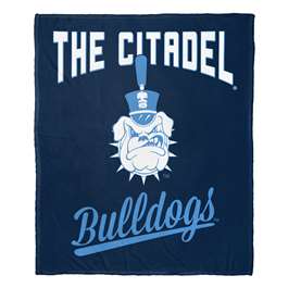 Citadel Bulldogs Alumni Silk Touch Throw Blanket  