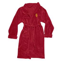 USC Trojans Men's L/XL Silk Touch Bath Robe  