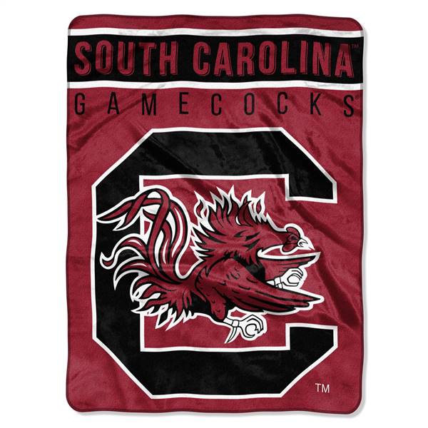 South Carolina Football Gamecocks Basic Raschel Throw Blanket 60X80