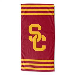 USC Trojans Stripes Beach Towel  