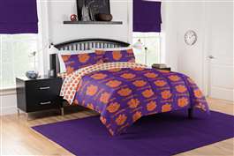 Clemson Tigers  Rotary Full Bed In a Bag Set  