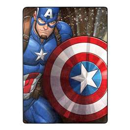Avengers - Our Captain Silk Touch Throw 46"x60"  
