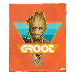 Guardians of the Galaxy, Surf Groot  Silk Touch Throw Blanket 50"x60"  