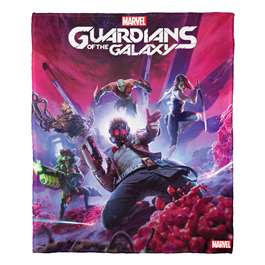 Guardians of the Galaxy, Guardian Gamers  Silk Touch Throw Blanket 50"x60"  