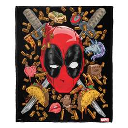 Everything Deadpool  Silk Touch Throw Blanket 50"x60"  