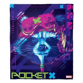 Guardians of the Galaxy, Rocket X  Silk Touch Throw Blanket 50"x60"  