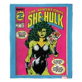 Marvel Comics, She Hulk  Silk Touch Throw Blanket 50"x60"  