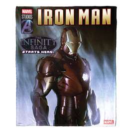 Iron Man, Infinity Saga  Silk Touch Throw Blanket 50"x60"  