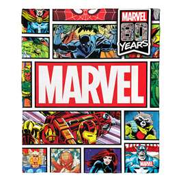 Marvel Comics History  Silk Touch Throw Blanket 50"x60"  