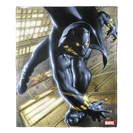 Black Panther, Golden Touch  Silk Touch Throw Blanket 50"x60"  